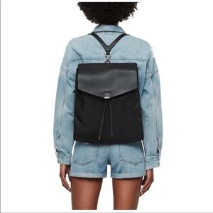 AllSaints Women's Black Drawstring Backpack